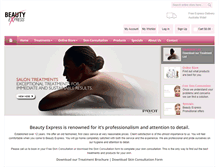 Tablet Screenshot of beautyexpress.com.au