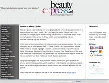 Tablet Screenshot of beautyexpress.nl